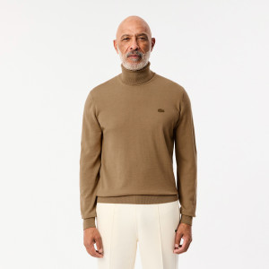 Men's turtleneck merino wool sweater