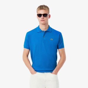 Koszulka polo L.12.12 męska classic fit niebieska
