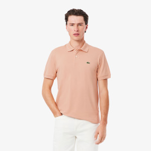 Koszulka polo L.12.12 Light męska classic fit beżowa