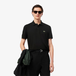 Koszulka polo L.12.12 Light męska classic fit czarna