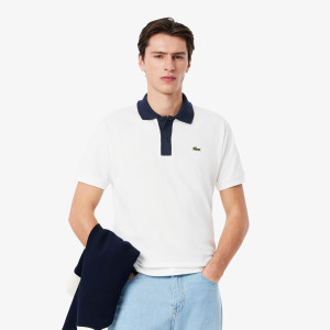 Koszulka polo L.12.12 męska classic fit biała