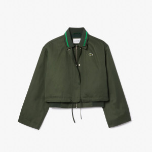 Kurtka damska oversize zielona