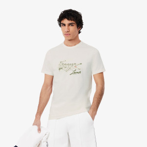 T-shirt z nadrukiem René Lacoste Tennis Heritage