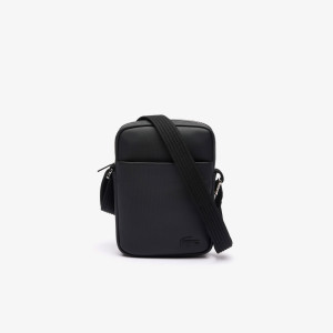 Men's classic piqué effect satchel