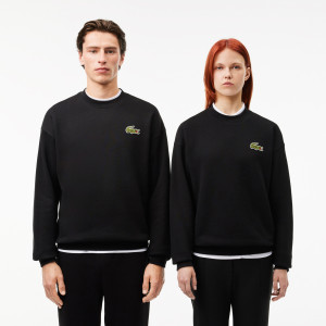 Loose fit badge sweatshirt