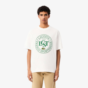 Loose fit jersey print t-shirt