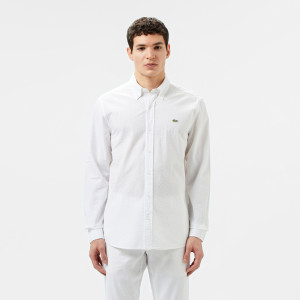 Koszula męska button-down slim fit biała