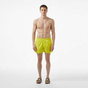 Kąpielówki męskie regular fit żółte