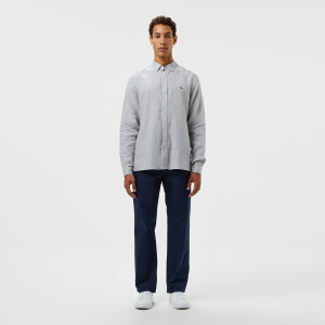 Spodnie męskie tapered fit granatowe