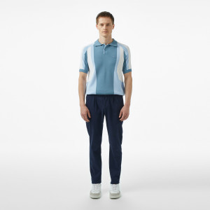 Spodnie męskie tapered fit granatowe