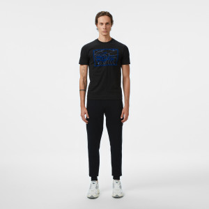 Spodnie dresowe męskie classic fit czarne