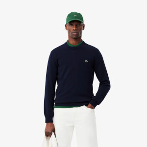 Monochrome cotton crew neck sweater