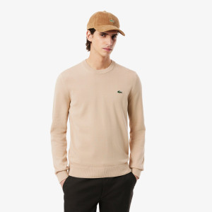 Monochrome cotton crew neck sweater