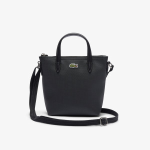 Mini torba listonoszka L.12.12 damska czarna