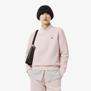 Bluza z okrągłym dekoltem Relaxed Fit Piqué