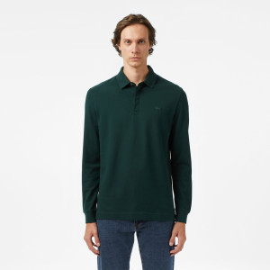 Smart paris long sleeve stretch cotton polo
shirt