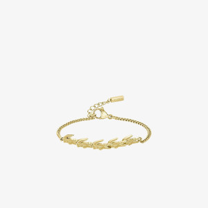 Women's Crocodile Yellow Gold IP Bracelet