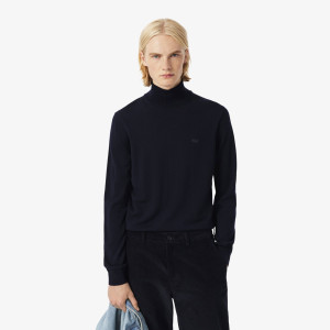 Men's turtleneck merino wool sweater