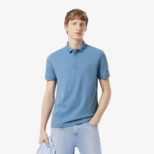 Koszulka polo Paryż męska regular fit niebieska
