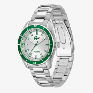 Men's silver watch Boston