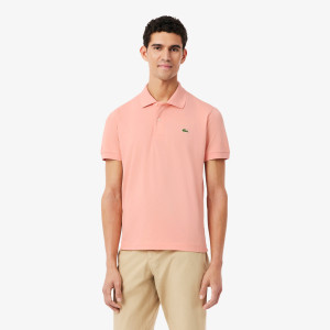 Koszulka polo L.12.12 Light męska classic fit różowa