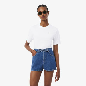 Relaxed fit lightweight cotton pima jersey t-shirt