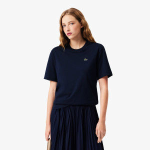 T-shirt relaxed fit z lekkiego bawełnianego dżerseju
pima