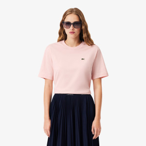 Relaxed fit lightweight cotton pima jersey t-shirt