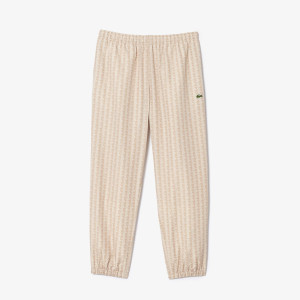 Monogram print track pants