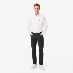 Spodnie chino męskie slim fit czarne