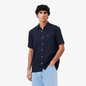 Men’s short sleeve linen shirt