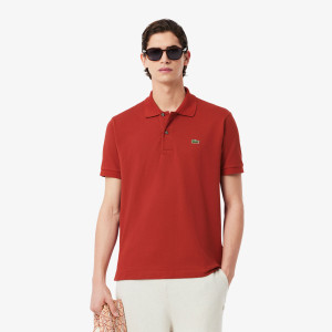Koszulka polo L.12.12 męska classic fit czerwona