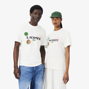 Bawełniany T-shirt Jersey z nadrukiem