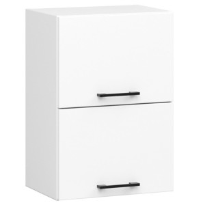 Armoires De Cuisine Haute Akord W40 Oliwia G2 Modulable Blanc 40 Cm 2 Portes Façade Blanche 2 Étagères 40X30X58 Cm