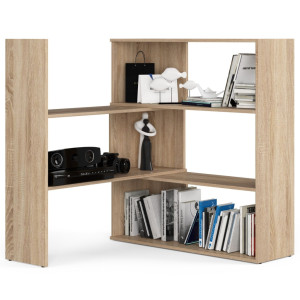 Étagère Mobile Akord Twist Chêne Sonoma 173,6 Cm 3 Étagères 173,6X30X109,3 Cm