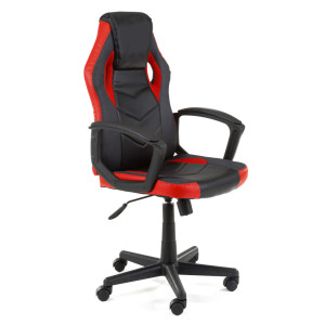 Fauteuil Des Jeux Akord Fg19 Noir Et Rouge