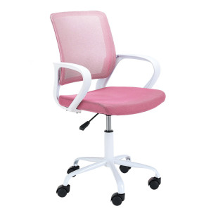 Fauteuil Enfant Akord Fd6 Blanc Et Rose
