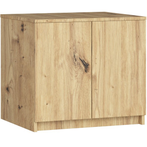 Surmeuble Pour Armoire Akord S60 Chêne Artisan 60 Cm 2 Portes Façade Chêne Artisan 2 Étagères 60X51X55 Cm
