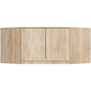 Surmeuble Pour Armoire Akord S100 Chêne Sonoma 100 Cm 2 Portes 3 Étagères 100X50X55 Cm