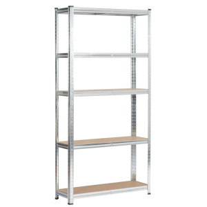 Étagère Modulable 90 Cm Acier Galvanisé Charge Maximale 875Kg - L90Xp30Xh180 Cm