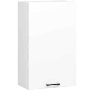 Armoires De Cuisine Haute Akord W50 Oliwia Modulable H720 Blanc 50 Cm 1 Porte Façade Blanche 2 Étagères 50X30X72 Cm