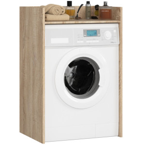 Meuble Pour Lave-Linge Akord Fin Chêne Sonoma 64 Cm 1 Étagère 64X50X98 Cm