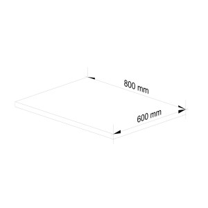 Plan De Travail Pour La Cuisine Basse Akord S80 Oliwia Chêne Craft 80 Cm Couleur Chêne Craft 80X60X3,2 Cm