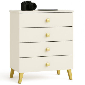 Commode Akord Mobi Cachmire 60 Cm 4 Tiroirs 60X37X73 Cm