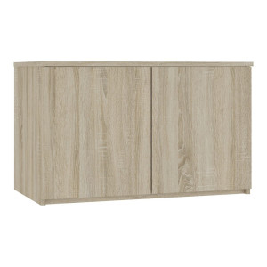 Surmeuble Pour Armoire Akord S90 Chêne Sonoma 90 Cm 2 Portes Façade Chêne Sonoma 2 Étagères 90X51X55 Cm