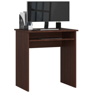 Petit Bureau D'ordinateur Akord Star Wengé 68 Cm Couleur Wengé 1 Étagère 68X51X74 Cm