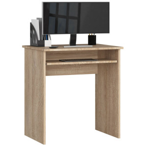 Petit Bureau D'ordinateur Akord Star Chêne Sonoma 68 Cm Couleur Chêne Sonoma 1 Étagère 68X51X74 Cm