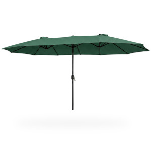 Parasol Double De Jardin Tilia En Vert Foncé, Poids 12,3 Kg Dimensions L460 X L270 X H245 Cm