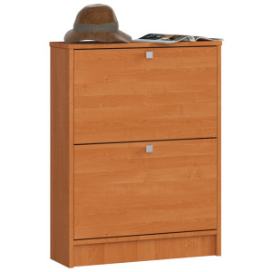 Meuble À Chaussures Akord Aulne 60 Cm 2 Portes Façade Aulne 2 Étagères 60X20X80 Cm