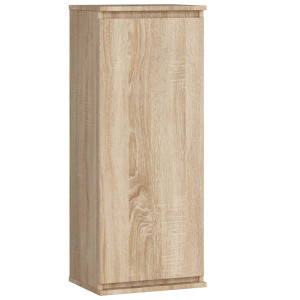 Armoire Murale Akord W40 Chêne Sonoma 40 Cm 1 Porte Façade Chêne Sonoma 3 Étagères 40X30X99 Cm